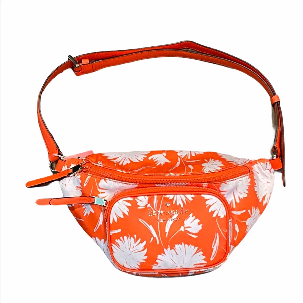 Kate Spade floral orange belt bag - Picture 4 of 7